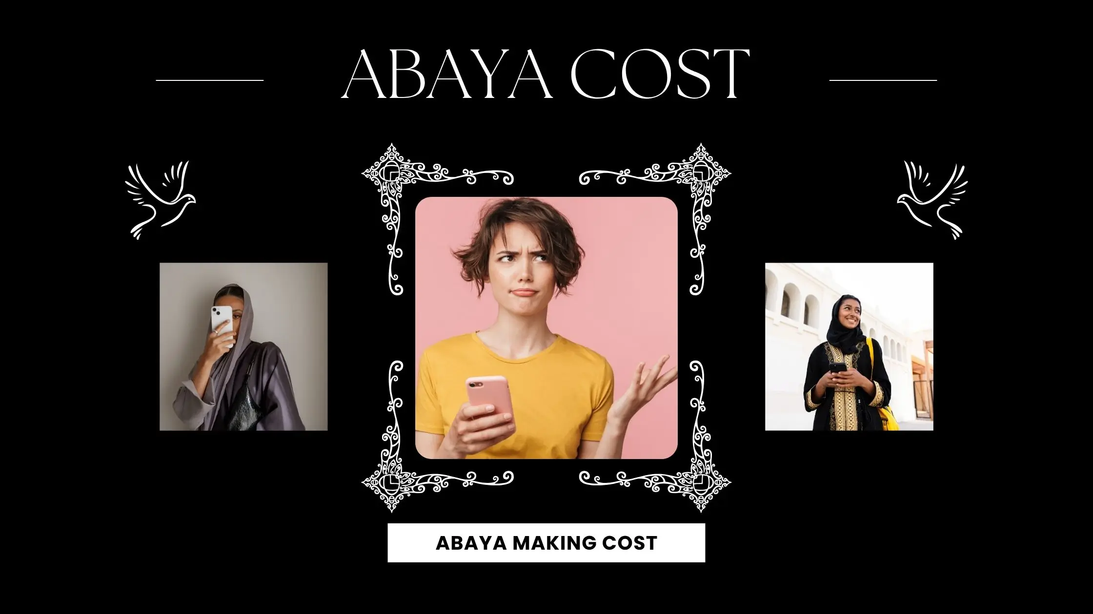 abaya making cost